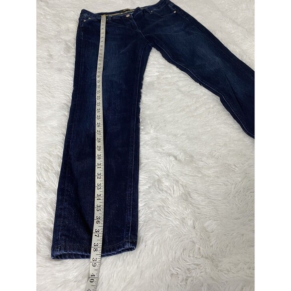 Roberto Cavalli Blue Jeans Denim Straight Leg Stretchy Womens Size 33x38 - Picture 6 of 14